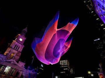 Janet Echelman project.