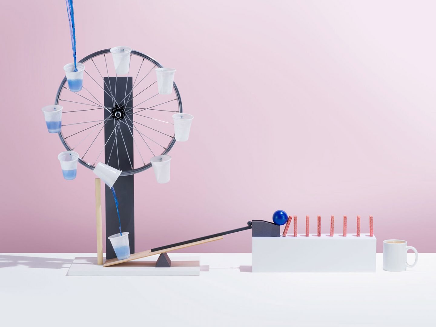 Rube Goldberg Pink