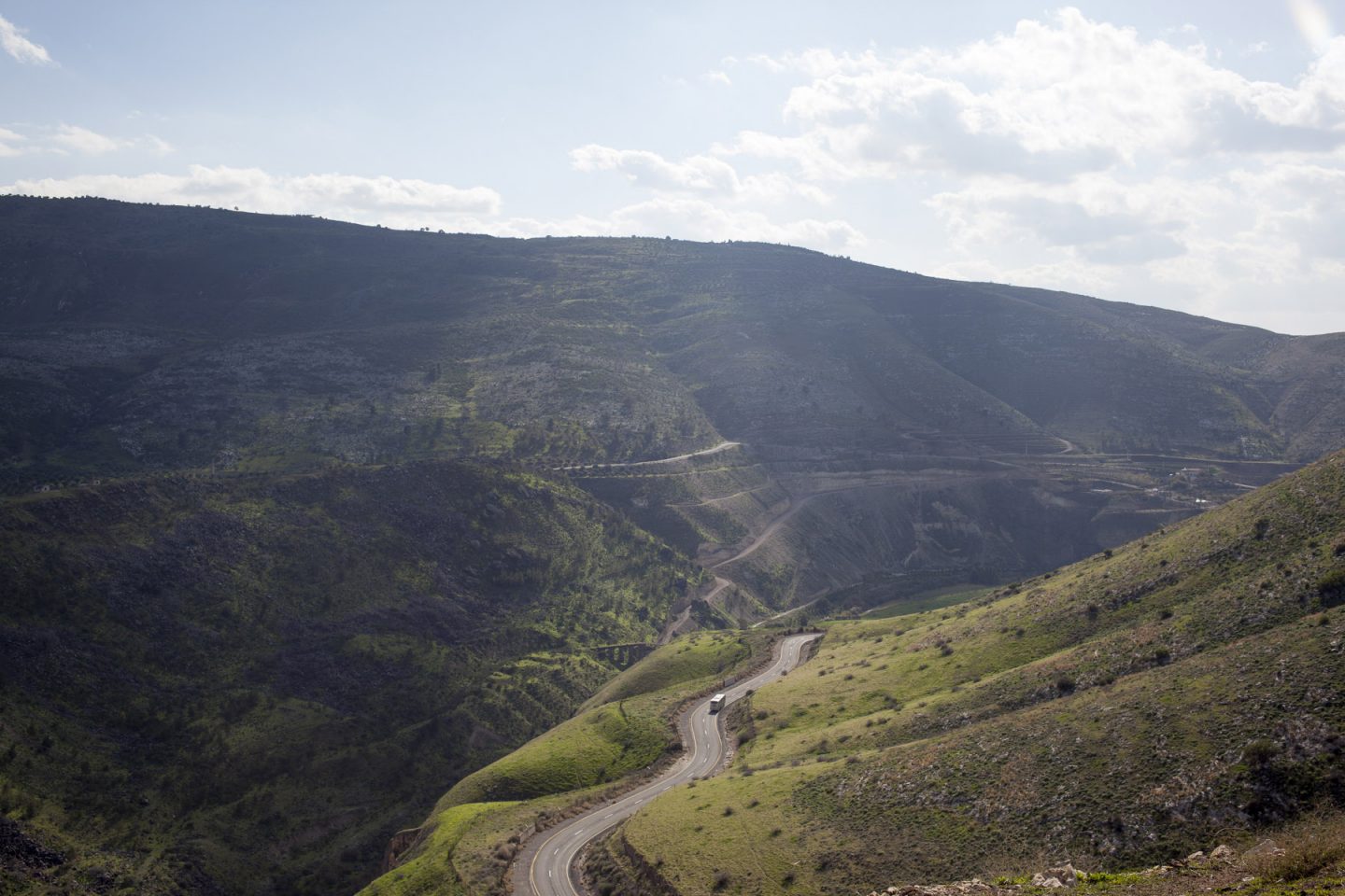 Landscape in the Galilean region (Israel), 2017.